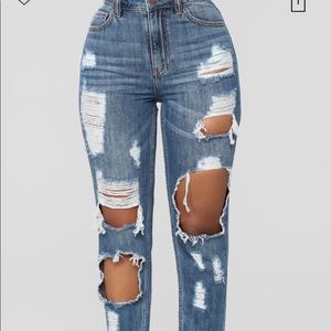 Fashion Nova Janelle Boyfriend Jeans